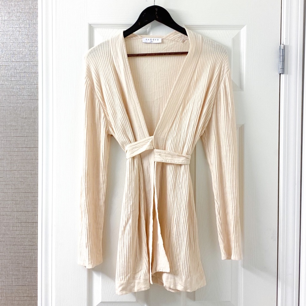 nwot Sandro Paris cashmere / silk cardigan